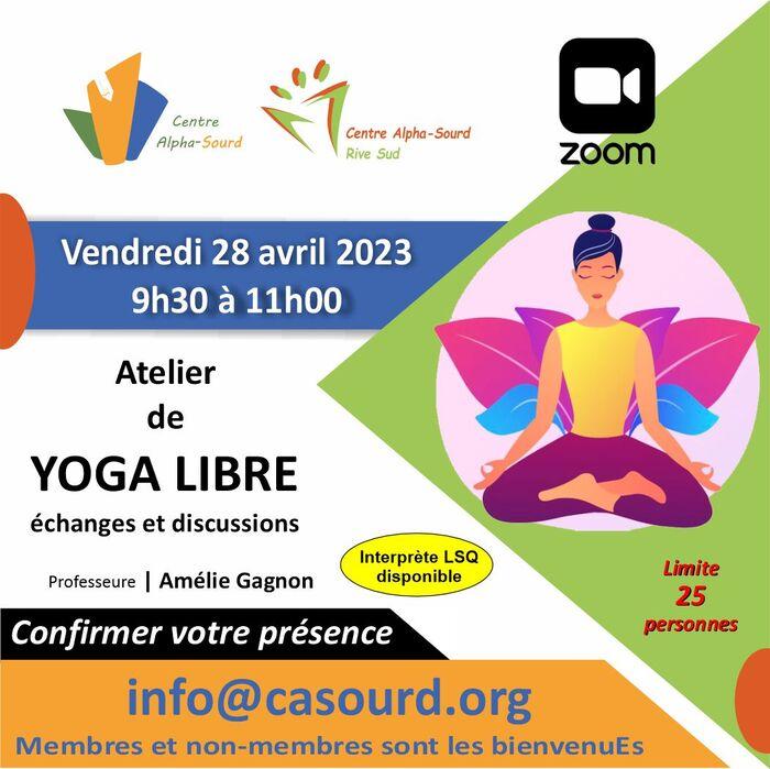 Atelier de Yoga libre - échanges et discussions